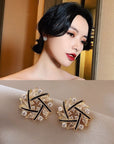 Temperament Net Earrings Female Earrings