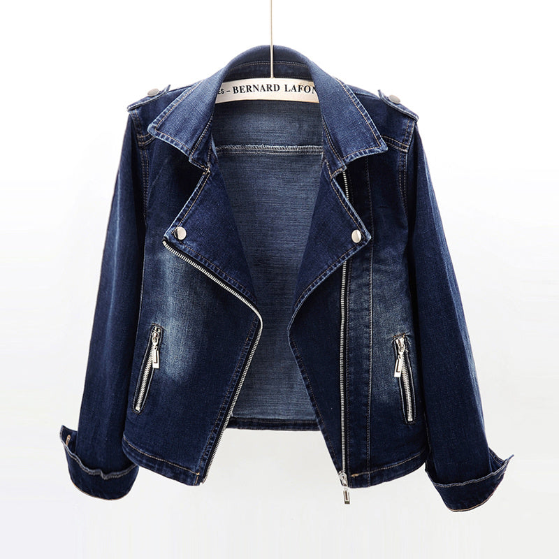 Slim Fit Stretch Denim Jacket