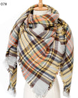 European And American Autumn And Winter Plus-sized Double-sided Qicaigei Scarf Women's Shawl