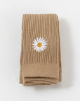 Baby Bottomed Pantyhose Small Daisy Embroidery