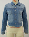 Stretch Denim Jacket Women Slim Short Jacket