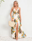 Floral Print Long Dress