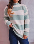 Casual Bold Stripes Sweater