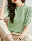 Loose Short Sleeve Sweater