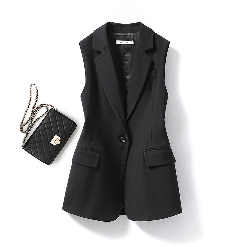 Fashion Blazer Vest For Women's