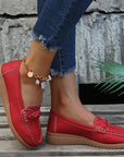 Women Flats Shoes Weave Design Soft Spring Summer Shoes