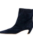 Women's Square Head Solid Color All-matching Chunky Heel Short Boots