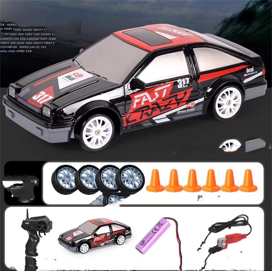 2.4G Drift Rc Car 4WD RC Drift Car Toy Remote Control GTR Model AE86 Vehicle Car RC Racing Car Toy For Children